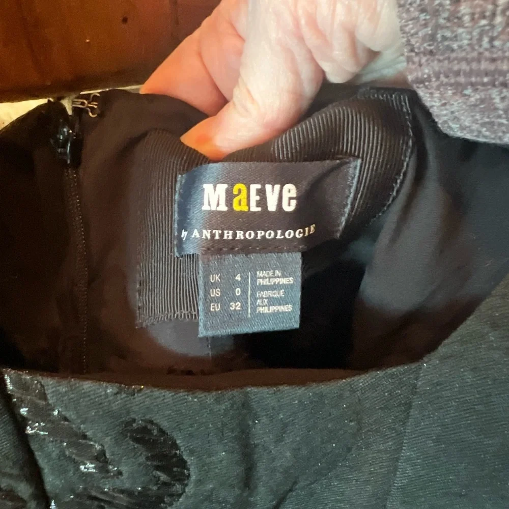 Maeve Jacquard Mini Dress US size 0 - Picture 4 of 6